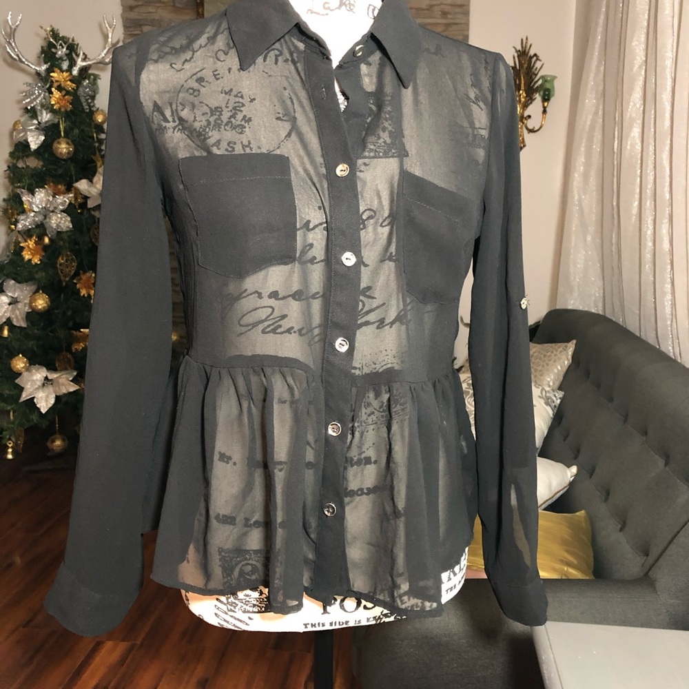 Monteau Los Angeles | Button Down Shirt | Black - Picture 2 of 8
